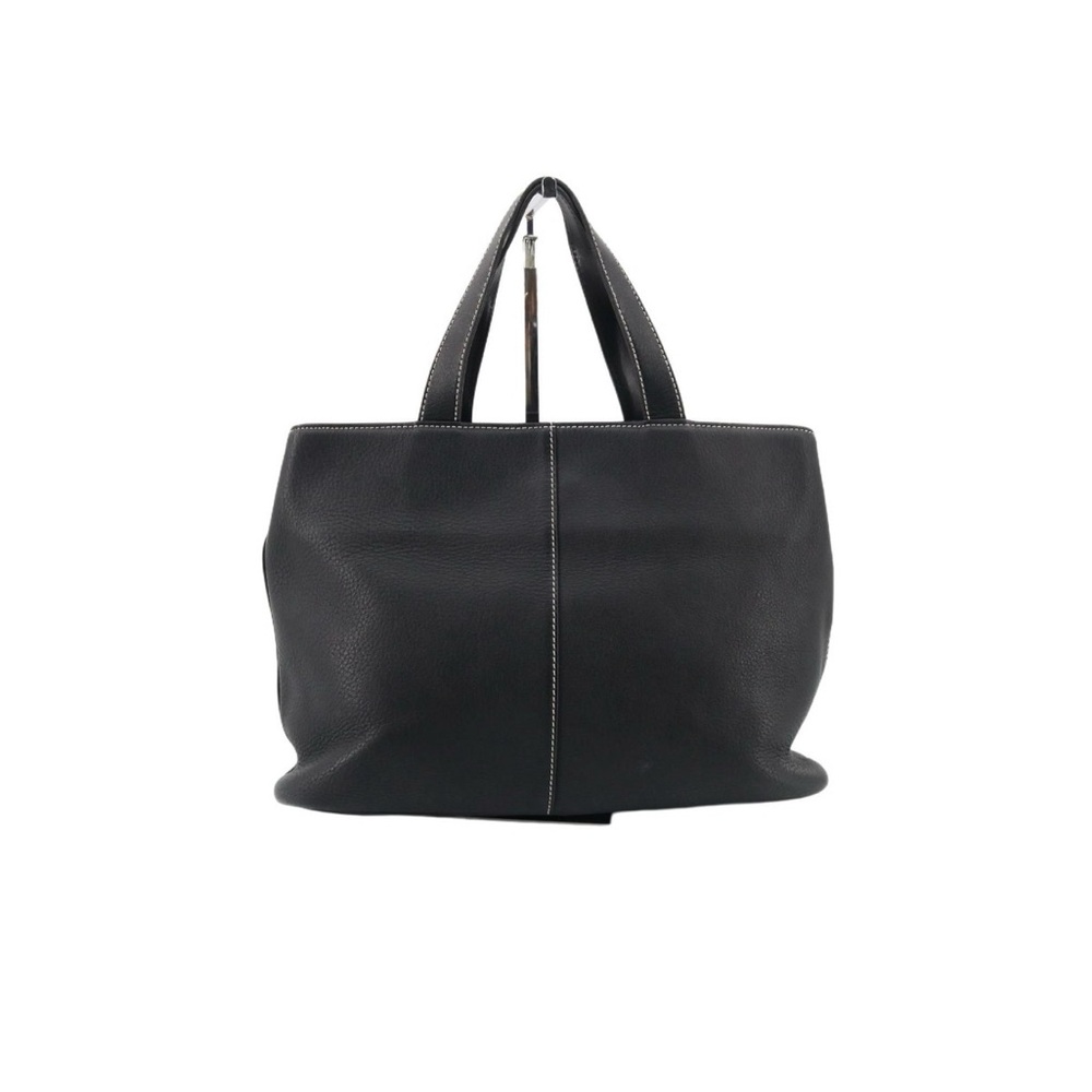 Burberry Black Leather Handbag w COA - Picture 3 of 7